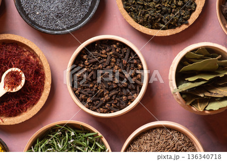 Whole Cloves: A Close-Up View Of A Rich Culinary Ingredient 136340718