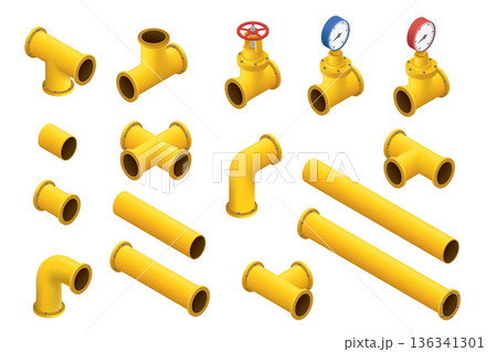 Pipes and fittings for oil, gas, or water pipelines 136341301