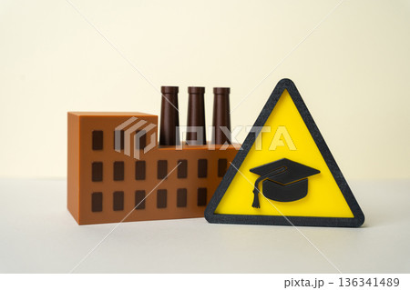 Lack of skilled workers for industry. Talent shortage slows production and innovation. Workforce gap highlights training needs, automation shift, and competition for qualified specialists 136341489