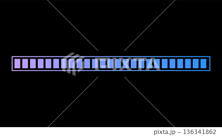Loading or progress completed percentage bar, loading status bar, download progress icon vector Loading or progress completed percentage bar, loading status bar, download progress icon vector 136341862