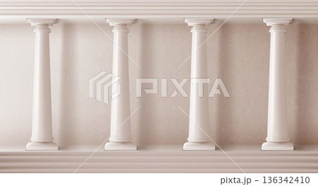 Ancient greek or roman marble columns Ancient greek or roman marble columns 136342410
