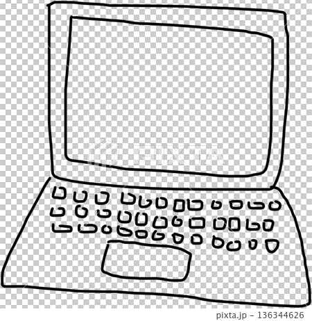 電腦圖形素材插圖 136344626