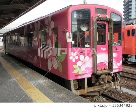 錦川鉄道NT3000形気動車（ひだまり号）岩国駅にて 136344923