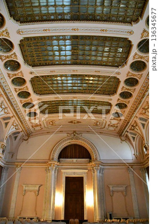 ルーマニア、ブカレスト、国民の館、アレクサンドル・ヨアン・クザ・ホール、ルーマニア公国の建国者 ルーマニア、ブカレスト、国民の館、アレクサンドル・ヨアン・クザ・ホール、ルーマニア公国の建国者 136345677