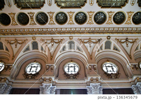 ルーマニア、ブカレスト、国民の館、アレクサンドル・ヨアン・クザ・ホール、ルーマニア公国の建国者 ルーマニア、ブカレスト、国民の館、アレクサンドル・ヨアン・クザ・ホール、ルーマニア公国の建国者 136345679