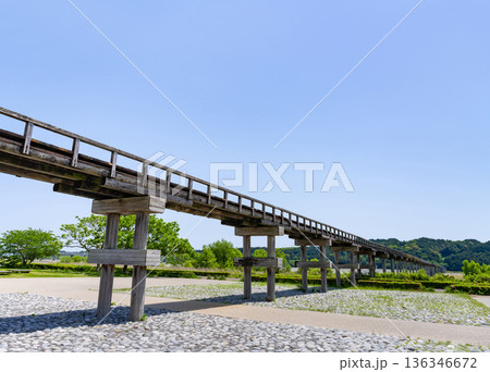 静岡県島田市 蓬莱橋 静岡県島田市 蓬莱橋 136346672