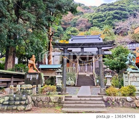 河津八幡神社　社殿 136347455