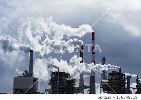 石巻工業港　石巻市　工業地帯 136348319