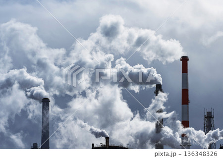 石巻工業港　石巻市　工業地帯 136348326