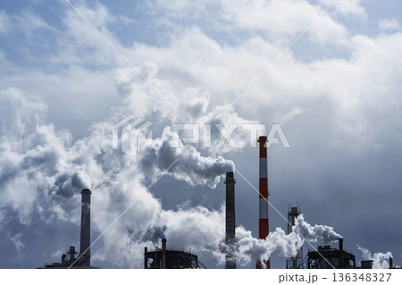 石巻工業港　石巻市　工業地帯 136348327