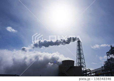 石巻工業港　石巻市　工業地帯 136348346