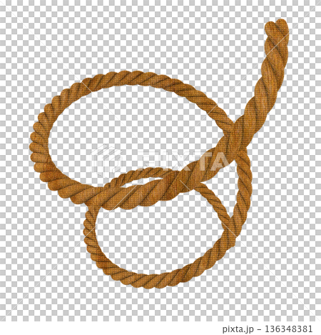 knot isolated on white background knot isolated on white background 136348381