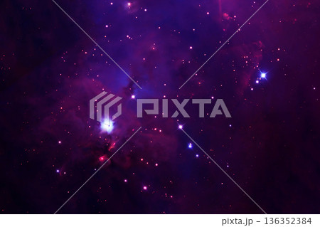 Beautiful star background. Elements of this image furnished by NASA 136352384