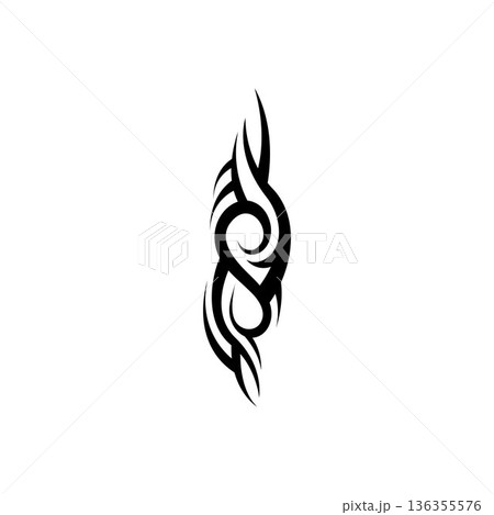 tribal pattern tattoo vector art design,tattoo tribal abstract sleeve, sketch art design isolated on white background,Simple logo. tribal pattern tattoo vector art design,tattoo tribal abstract sleeve, sketch art design isolated on white background,Simple logo. 136355576
