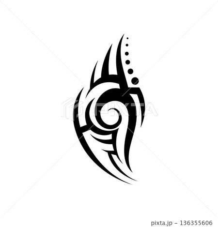 tribal pattern tattoo vector art design,tattoo tribal abstract sleeve, sketch art design isolated on white background,Simple logo. tribal pattern tattoo vector art design,tattoo tribal abstract sleeve, sketch art design isolated on white background,Simple logo. 136355606