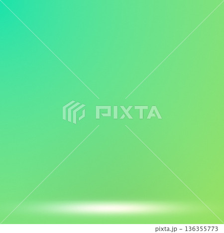 Bright light green studio stage background Bright light green studio stage background 136355773