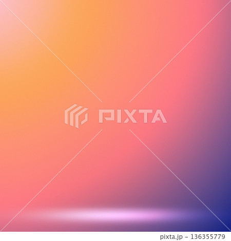 Vivid multicolor studio stage background 136355779