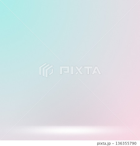 Light rainbow studio stage background 136355790