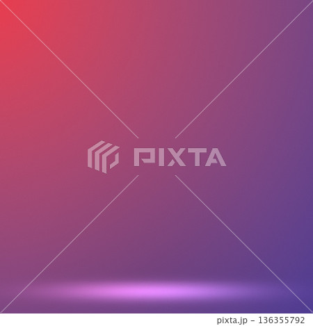 Red pink purple studio stage background 136355792