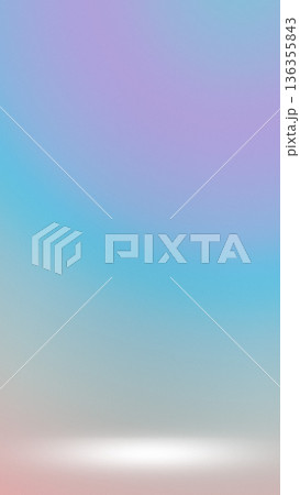 Soft rainbow studio stage background Soft rainbow studio stage background 136355843