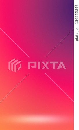 Vivid red pink purple studio stage background 136355848