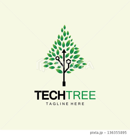 tech tree logo concept,green network technology logo vector.tech tree electrical circuit digital logo vector icon tech tree logo concept,green network technology logo vector.tech tree electrical circuit digital logo vector icon 136355895