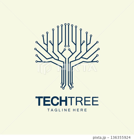 tech tree logo concept,green network technology logo vector.tech tree electrical circuit digital logo vector icon tech tree logo concept,green network technology logo vector.tech tree electrical circuit digital logo vector icon 136355924
