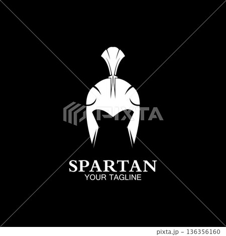spartan logo icon designs vector 136356160