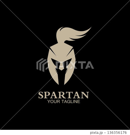 spartan logo icon designs vector 136356176