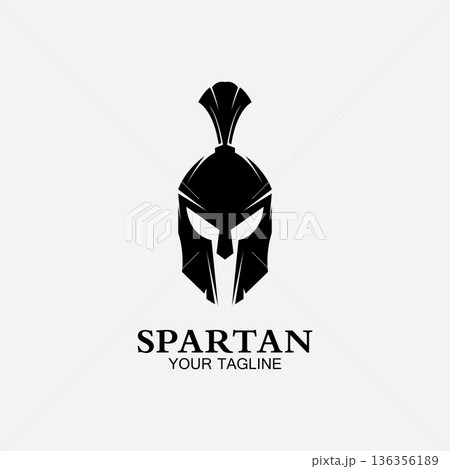 spartan logo icon designs vector 136356189