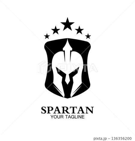 spartan logo icon designs vector 136356200