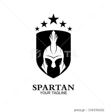 spartan logo icon designs vector 136356202