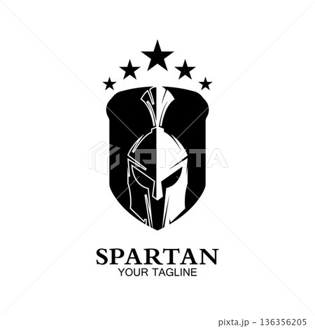 spartan logo icon designs vector 136356205