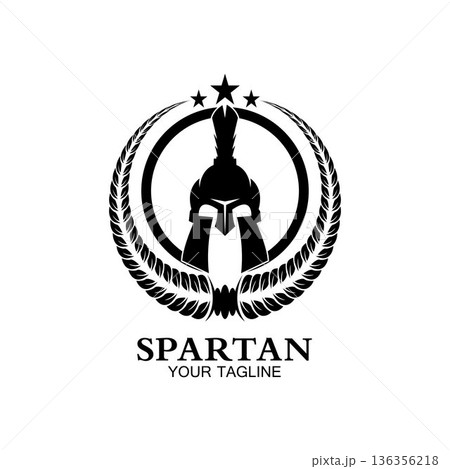 spartan logo icon designs vector 136356218