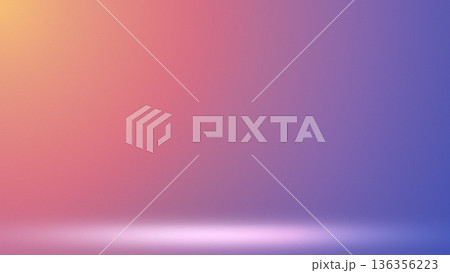 Soft multicolor studio gradient stage background 136356223