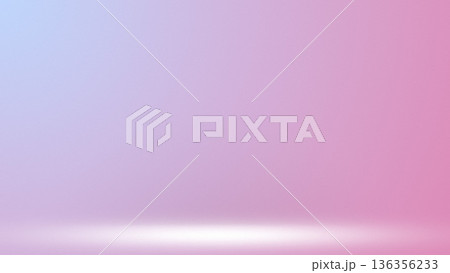 Purple and pink studio stage background 136356233