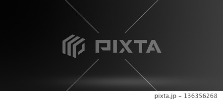 Minimal dark studio stage background 136356268