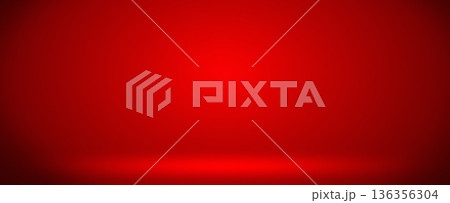 Deep red studio stage background with spotlight Deep red studio stage background with spotlight 136356304