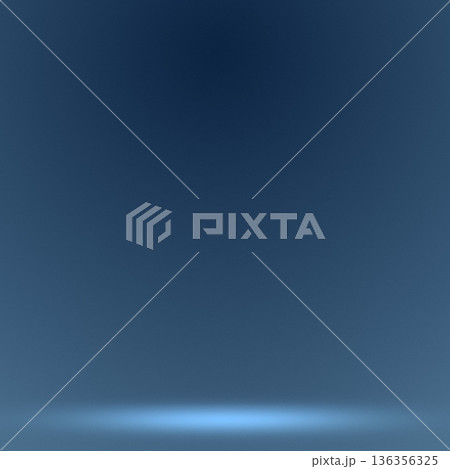 Soft dark blue studio stage background 136356325