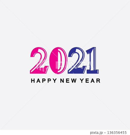 2021 new year icon vector illustration design template.Design for banner, greeting cards, brochure or print. Vector illustration. Isolated on white background. 2021 new year icon vector illustration design template.Design for banner, greeting cards, brochure or print. Vector illustration. Isolated on white background. 136356455