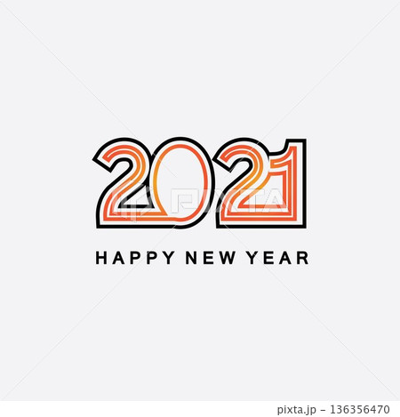 2021 new year icon vector illustration design template.Design for banner, greeting cards, brochure or print. Vector illustration. Isolated on white background. 2021 new year icon vector illustration design template.Design for banner, greeting cards, brochure or print. Vector illustration. Isolated on white background. 136356470