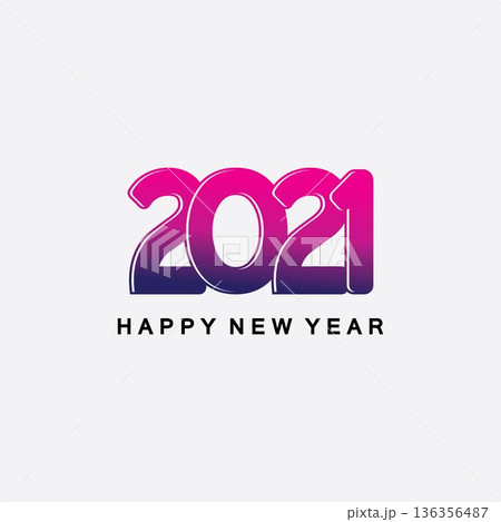2021 new year icon vector illustration design template.Design for banner, greeting cards, brochure or print. Vector illustration. Isolated on white background. 2021 new year icon vector illustration design template.Design for banner, greeting cards, brochure or print. Vector illustration. Isolated on white background. 136356487