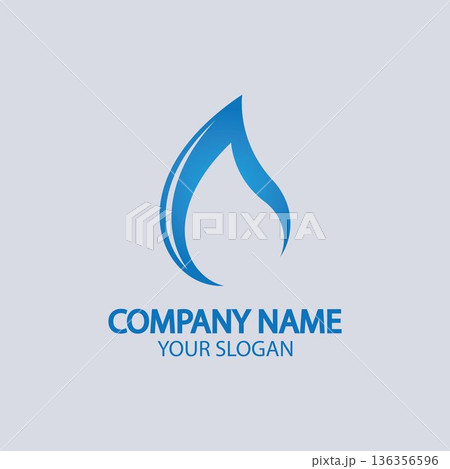 Water drop Logo Template vector Water drop Logo Template vector 136356596