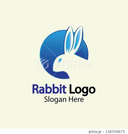 Rabbit Logo template vector icon illustration design Rabbit Logo template vector icon illustration design 136356673