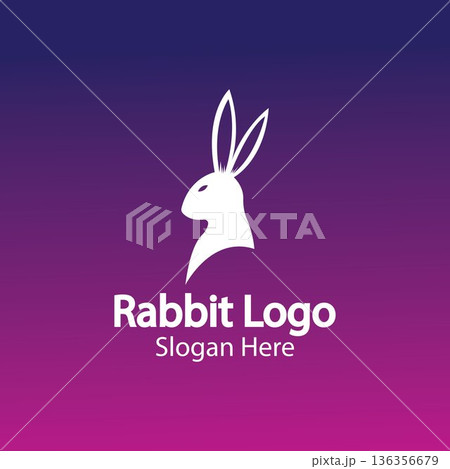 Rabbit Logo template vector icon illustration design Rabbit Logo template vector icon illustration design 136356679