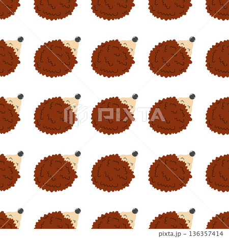 Fabric pattern. Natural style, suitable for various prints, scarves, clothing, cushions 136357414