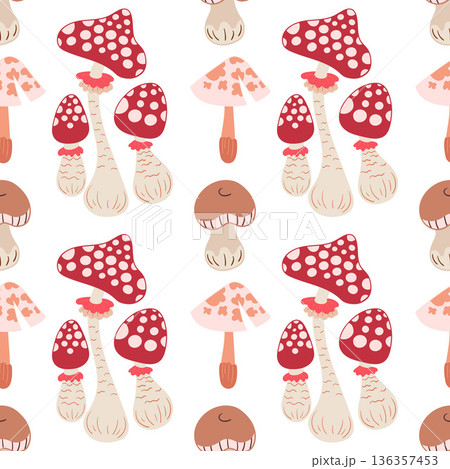 Fabric pattern. Natural style, suitable for various prints, scarves, clothing, cushions 136357453