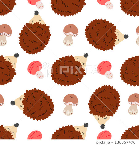 Fabric pattern. Natural style, suitable for various prints, scarves, clothing, cushions 136357470
