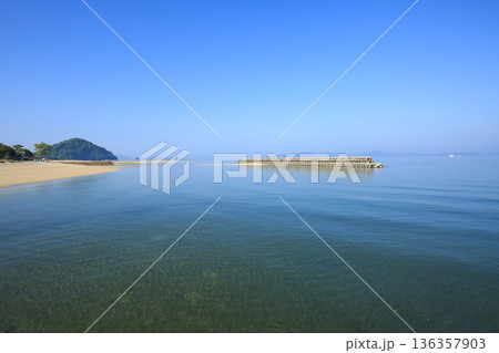 愛媛県松山市 立岩海水浴場 愛媛県松山市 立岩海水浴場 136357903