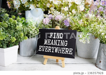 Find Meaning Everywhere Motivational And Inspirational Quotes 136357928